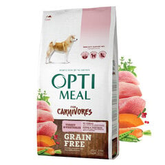 Optimeal™ Полноценный беззерновой сухой корм для взрослых собак всех пород – индейка с овощами, 10 кг. цена и информация | Сухой корм для собак | 220.lv