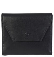 Vīriešu ādas maks VOI leather design, melns цена и информация | Мужские кошельки | 220.lv