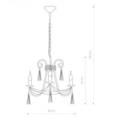 Nowodvorski Lighting piekaramā lampa Twist 4983 цена и информация | Люстры | 220.lv