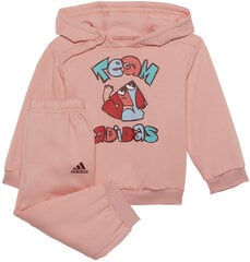 Adidas Sporta Tērpi I Over Jog Fl Pink H65815 H65815/86 цена и информация | Комплекты для девочек | 220.lv