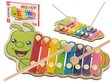 Krāsains ksilofons, kāpurs цена и информация | Attīstošās rotaļlietas | 220.lv