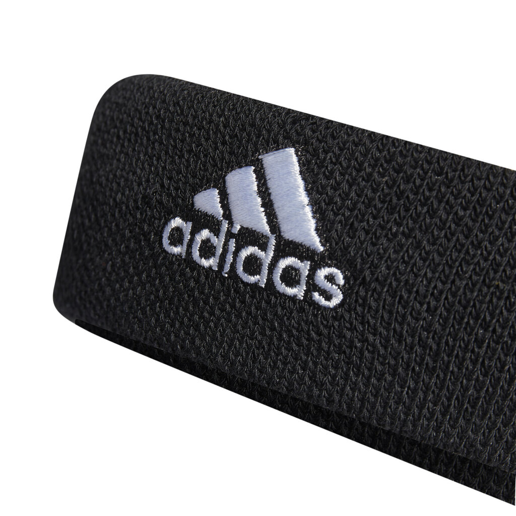 Adidas Galvas Saites Tennis Headband Black HD7327 HD7327/OSFM cena un informācija | Āra tenisa preces | 220.lv