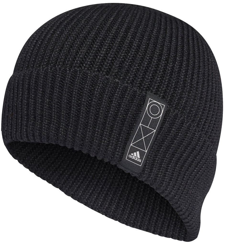 Adidas Cepures 4Cmte Beanie Black GT4826 GT4826/OSFM цена и информация | Vīriešu cepures, šalles, cimdi | 220.lv