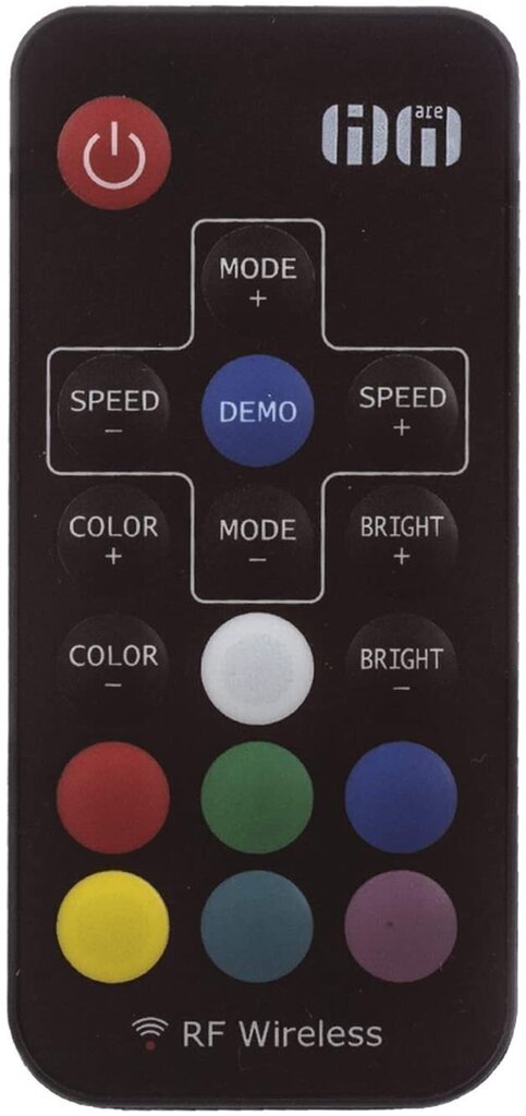 RGB krāsu maiņas LED lentes Lilware (2 x 50 cm) datoru korpusiem. Komplektā iekļauta daudzfunkcionāla 17 taustiņu tālvadības pults. Melns cena un informācija | Piederumi korpusiem | 220.lv