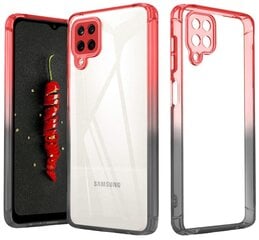 Чехол ColorFul Hard Case For Samsung Galaxy A12, красный/черный цена и информация | Чехлы для телефонов | 220.lv
