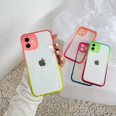 Чехол ColorFul Hard Case For iPhone 11, розовый/желтый цена и информация | Чехлы для телефонов | 220.lv