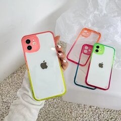 Чехол ColorFul Hard Case For iPhone 12, розовый/желтый цена и информация | Чехлы для телефонов | 220.lv