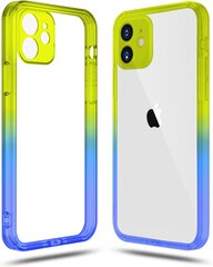 Чехол ColorFul Hard Case For iPhone 12, желтый/синий цена и информация | Чехлы для телефонов | 220.lv