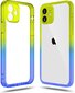 ColorFul Hard Case For iPhone 12, dzeltens/ zils cena un informācija | Telefonu vāciņi, maciņi | 220.lv