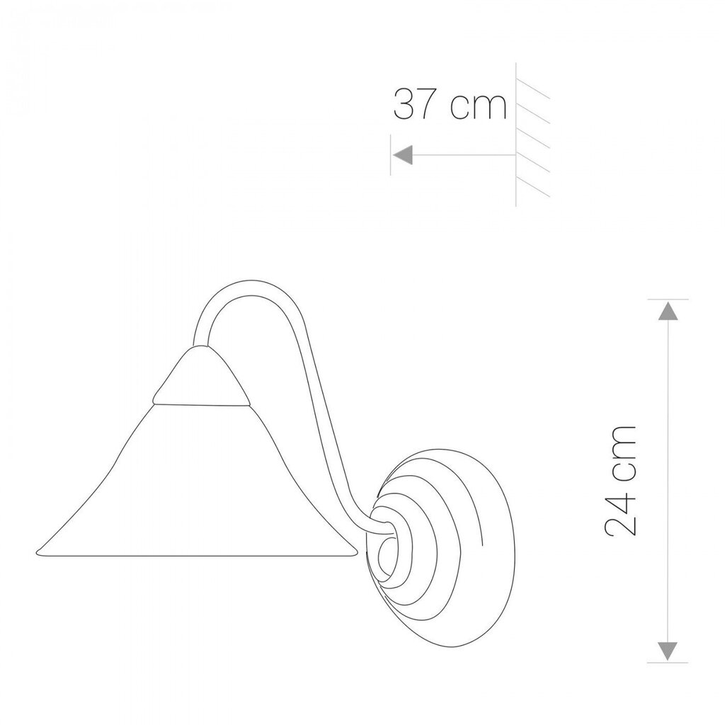 Nowodvorski Lighting sienas lampa 2994 cena un informācija | Sienas lampas | 220.lv