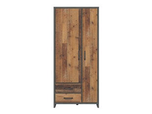 Шкаф BRW Weston 2D2S, коричневый цена и информация | Шкафы | 220.lv