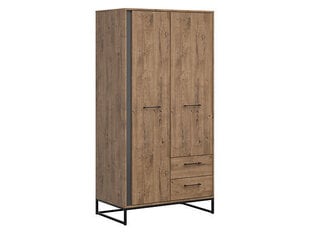 Шкаф BRW Luton 2D2S, коричневый/серый цена и информация | Шкафы | 220.lv