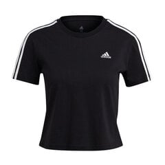 Футболки Adidas W 3s Crop Tee Black GL0777 цена и информация | Женские футболки | 220.lv