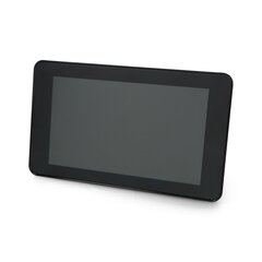 Korpuss, piemērots Raspberry Pi 4B un 7” skārienjutīgam ekrānam OKdo, melns cena un informācija | Atvērtā koda elektronika | 220.lv