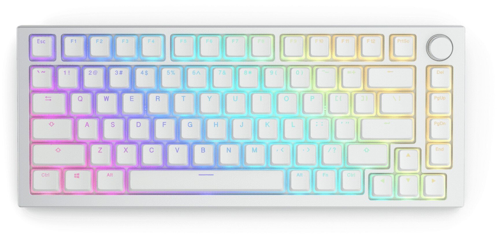 Glorious PC Gaming Race Aura Keycaps - PBT, Pudding, Double Shot, Balti, 145 vnt. cena un informācija | Klaviatūras | 220.lv