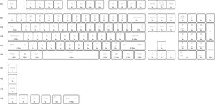 Glorious PC Gaming Race GPBT Keycaps Nebula 114 vnt. cena un informācija | Klaviatūras | 220.lv