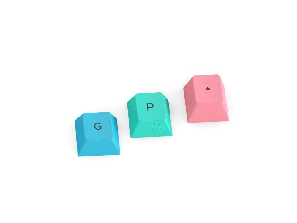 Glorious PC Gaming Race GPBT Keycaps Pastel 114 vnt. cena un informācija | Klaviatūras | 220.lv