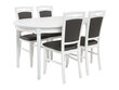 Paplašināms galds BRW Lucan 4, balts cena un informācija | Virtuves galdi, ēdamgaldi | 220.lv
