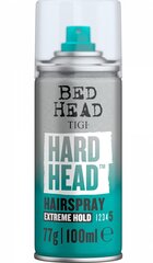 Stipras fiksācijas matu laka Tigi Bed Head Hard Head Hairspray 100 ml цена и информация | Средства для укладки волос | 220.lv