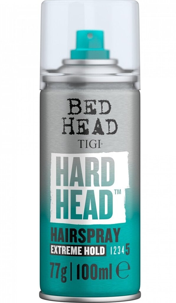 Stipras fiksācijas matu laka Tigi Bed Head Hard Head Hairspray 100 ml cena un informācija | Matu veidošanas līdzekļi | 220.lv