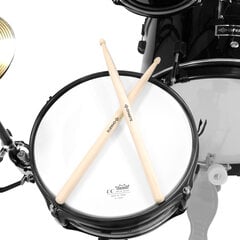 3 daļu bērnu bungu komplekts Divarte Junior DrumSet BK cena un informācija | Sitamie instrumenti | 220.lv