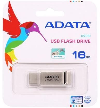 USB atmiņas karte A-data UV130 16GB, USB 2.0, Zeltaina cena un informācija | USB Atmiņas kartes | 220.lv