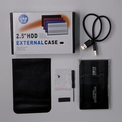 2.5" HDD futrālis USB3.0, 6.5 cm цена и информация | Чехлы для жёстких дисков | 220.lv