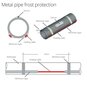 Comfort Heat PipeHeat-10, 6m pašregulējošs apkures kabelis ar spraudni cena un informācija | Siltās grīdas | 220.lv