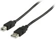 Printera kabelis Valueline VLCB60100B20 USB 2.0 / A-B, 2m cena un informācija | Kabeļi un vadi | 220.lv