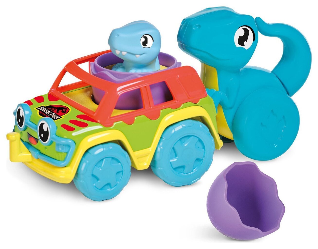 Mašīnas komplekts ar dinozauru TOMY Chase & Roll Raptors, E73251 цена и информация | Rotaļlietas zīdaiņiem | 220.lv