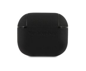 MEA3CSLBK Mercedes Leather Case for AirPods 3 Black цена и информация | Наушники | 220.lv