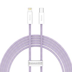 USB-C cable for Lightning Baseus Dynamic Series, 20W, 2m (purple) цена и информация | Кабели для телефонов | 220.lv