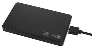 Fusion 2,5" ārējā HDD korpuss SATA III / USB 3.0 melns цена и информация | Жёсткие диски | 220.lv