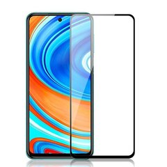 Fusion full glue 5D aizsargstikls pilnam ekrānam Xiaomi Redmi Note 10 5G / 10T 5G melns цена и информация | Защитные пленки для телефонов | 220.lv