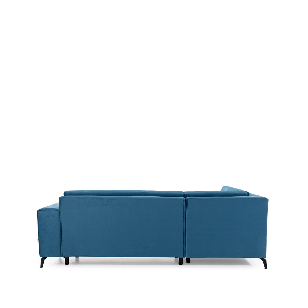 Stūra dīvāns NORE Lanvin, Leve, gaiši pelēks cena un informācija | Stūra dīvāni | 220.lv