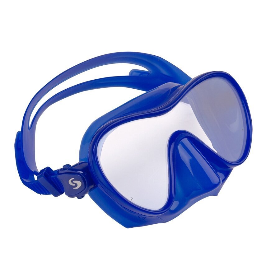Snorkelēšanas komplekts, Scorpena Swim, neona - zilā krāsā cena un informācija | Niršanas komplekti | 220.lv