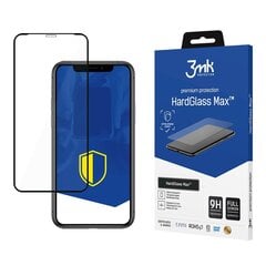 iPhone XS Max/11 Pro Max Black - 3mk HardGlass Max™ screen protector цена и информация | Защитные пленки для телефонов | 220.lv