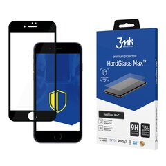 3mk HardGlass Max™, paredzēts Apple iPhone 7/8 Black cena un informācija | Ekrāna aizsargstikli | 220.lv