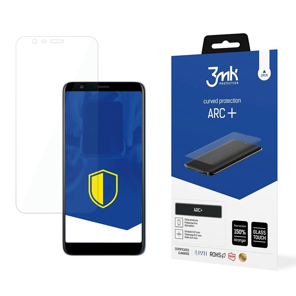 3mk ARC+, paredzēts Meizu M8C cena un informācija | Ekrāna aizsargstikli | 220.lv