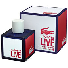 Tualetes ūdens Lacoste LIVE EDT vīriešiem 100 ml cena un informācija | Vīriešu smaržas | 220.lv