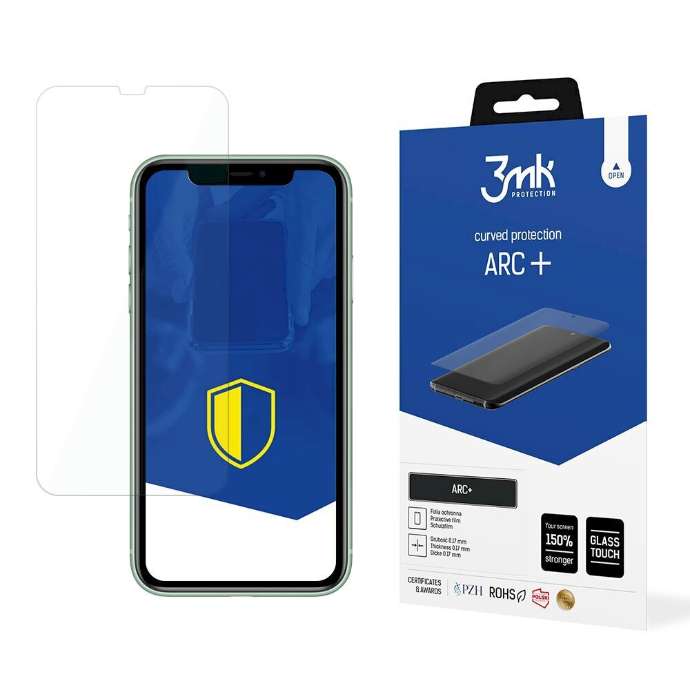 3mk ARC+, paredzēts Apple iPhone 11 cena un informācija | Ekrāna aizsargstikli | 220.lv