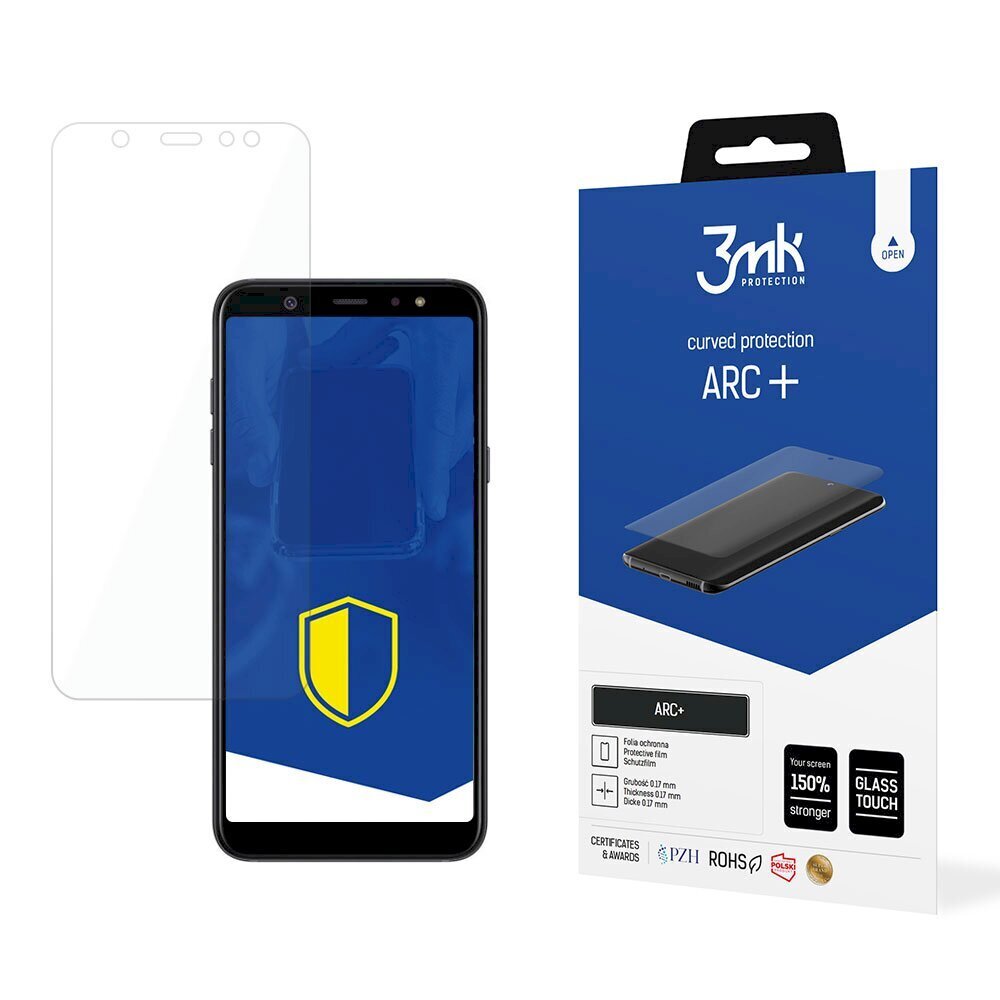 3mk ARC+, paredzēts Samsung Galaxy A6 Plus цена и информация | Ekrāna aizsargstikli | 220.lv
