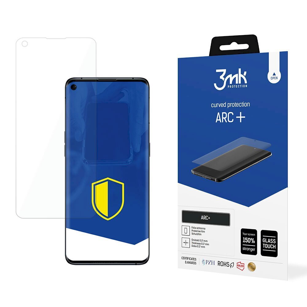 3mk ARC+, paredzēts Oppo Find X3 Pro 5G cena un informācija | Ekrāna aizsargstikli | 220.lv