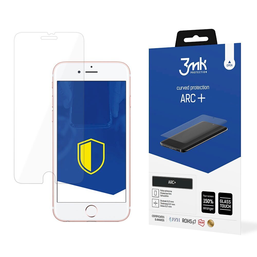 3mk ARC+, paredzēts Apple iPhone 7 Plus/8 Plus cena un informācija | Ekrāna aizsargstikli | 220.lv