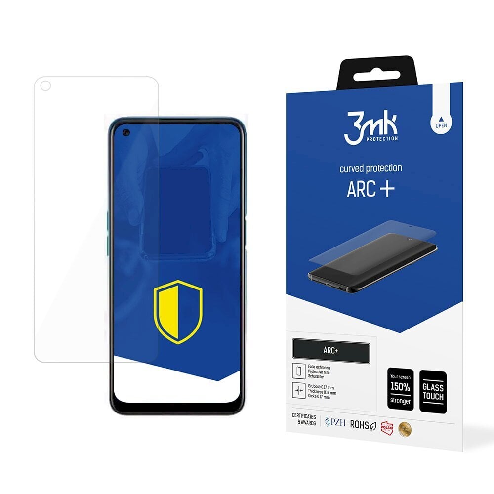 3mk ARC+, paredzēts Oppo A54 4G cena un informācija | Ekrāna aizsargstikli | 220.lv