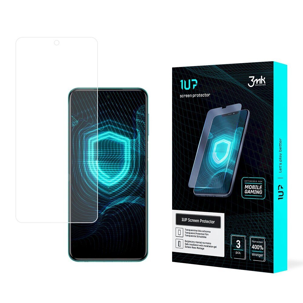 3mk 1UP, paredzēts Xiaomi Redmi Note 9S cena un informācija | Ekrāna aizsargstikli | 220.lv