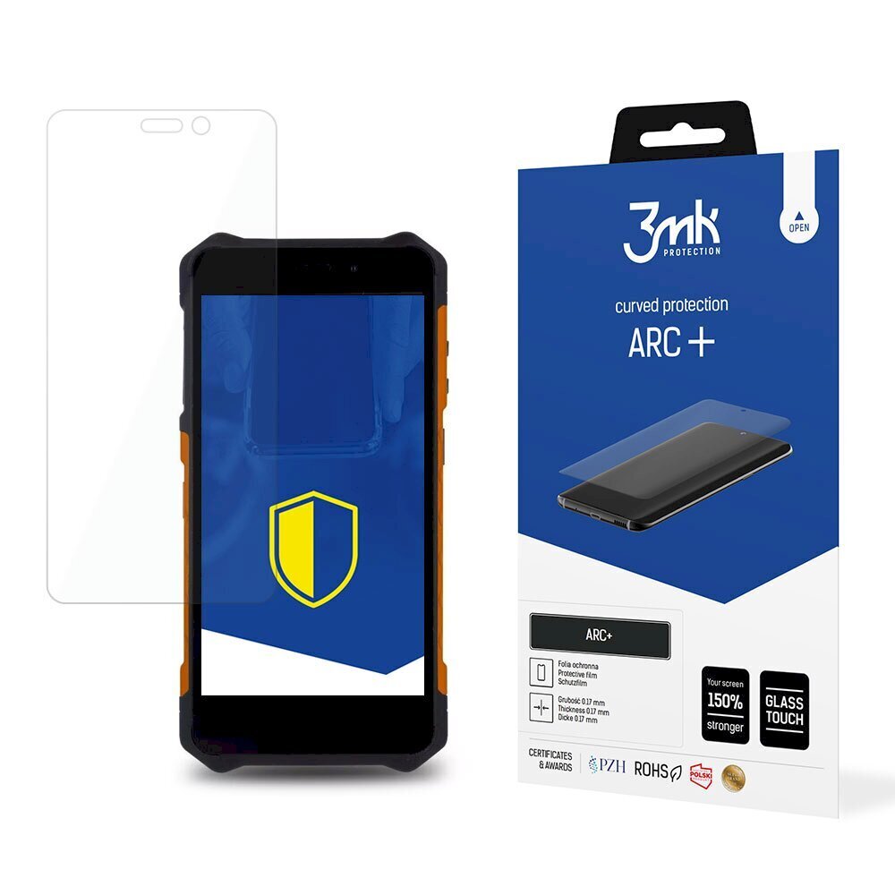 3mk ARC+, paredzēts MyPhone Hammer Iron 3 LTE cena un informācija | Ekrāna aizsargstikli | 220.lv