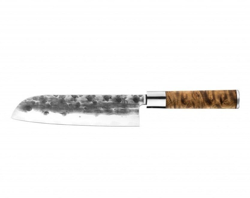 Japāņu tērauda gaļas nazis STYLE DE VIE, VG10 Forged, Santoku, 18 cm cena un informācija | Naži un to piederumi | 220.lv