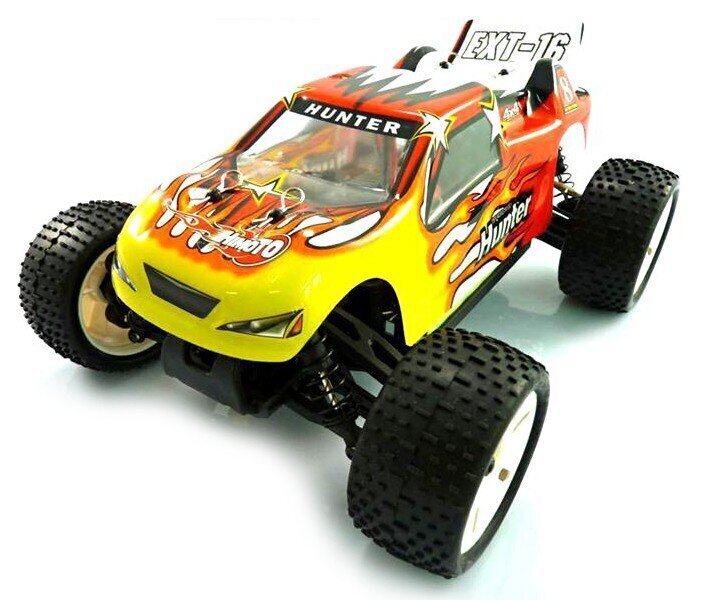 RC automašīna Himoto EXT-16 1:16 4x4 2.4GHz cena un informācija | Rotaļlietas zēniem | 220.lv