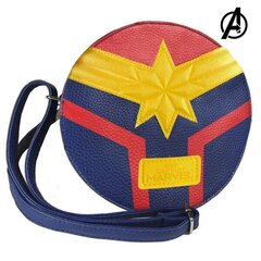 Shoulder Bag Captain Marvel 72840 Zils Dzeltens Sarkans цена и информация | Аксессуары для детей | 220.lv